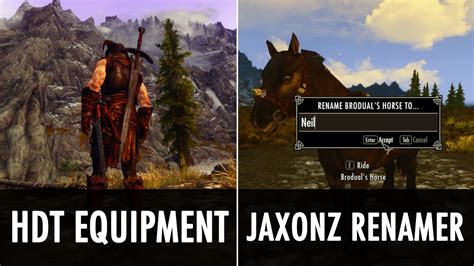 jaxons.se|Skyrim Mod: HDT Equipment & Jaxonz Renamer .